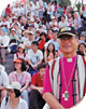 2009年台北教區洪山川總主教帶領數百位教友，在新店碧潭參加健行，朝向2015年不再有孩童受飢餓所苦的目標邁進